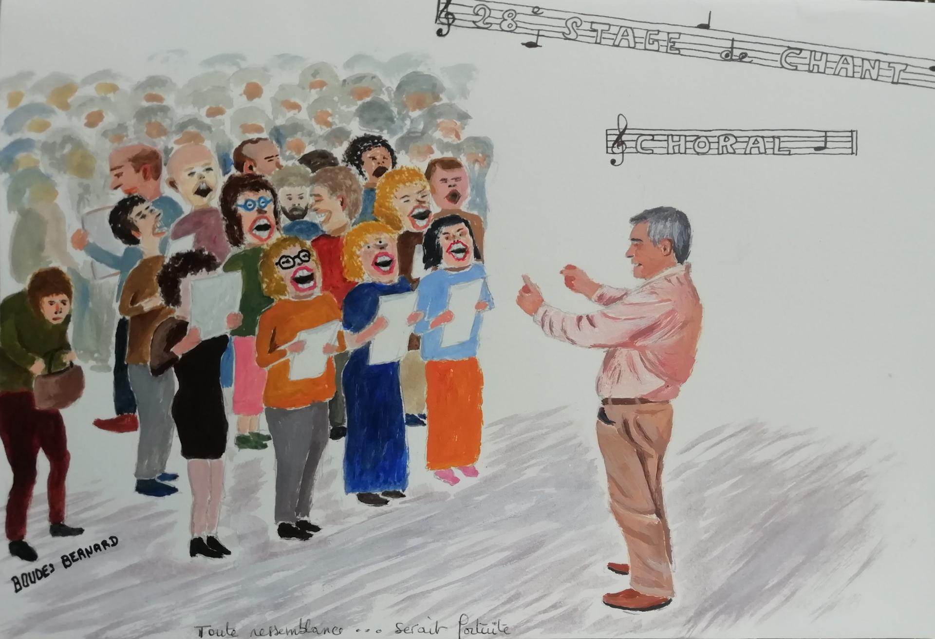 Dessin bernard a