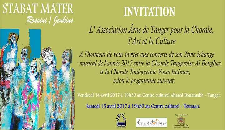 Invitation concert tanger