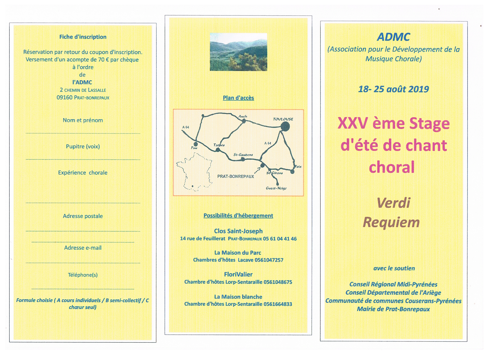 Stage recto 1